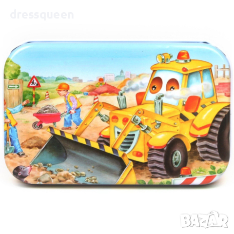 36050 Детски пъзел състоящ се от 60 части събран в малка метална кутийка, снимка 2 - Игри и пъзели - 44611943