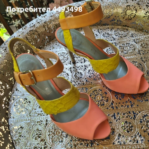 Промоция-Луксозни дамски обувки-VERSACE-100% кожа/и крокодилска кожа/ , снимка 6 - Дамски обувки на ток - 53478728