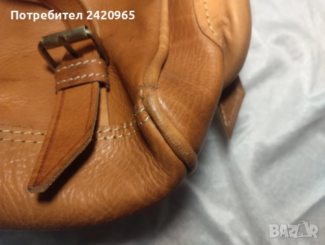 Раница Мароко естествено кожа, снимка 7 - Раници - 51468526
