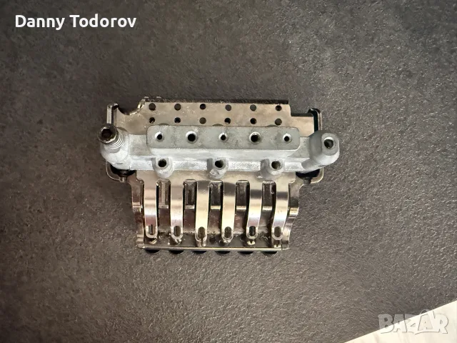 Ibanez Original Edge Tremolo Bridge (Made in Japan / Gotoh) – Cosmo Black + Ръчка, снимка 6 - Китари - 55874291