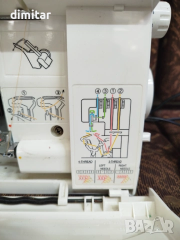Оверлог SINGER 14SH754, снимка 10 - Шевни машини - 53721907