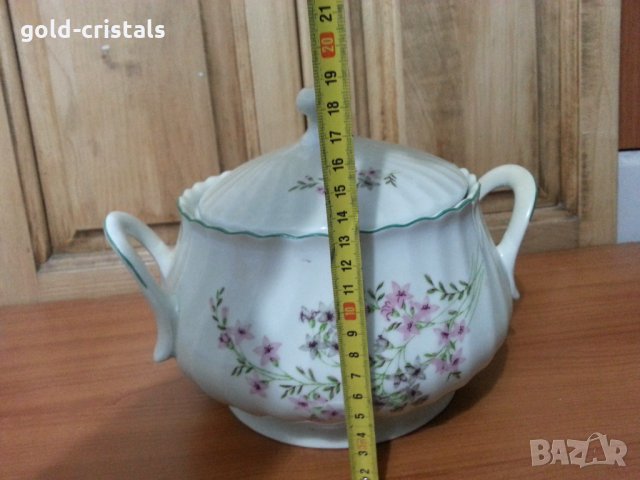 Стар български порцелан супник, снимка 3 - Антикварни и старинни предмети - 35896584