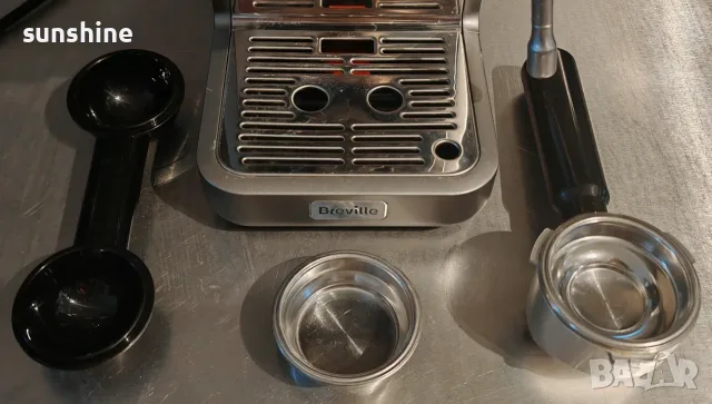 Breville Slimline VCF185 * ВИДЕО * 15 bar, Еспресо Кафе Машина. Оригинални портафилтър и тампер №2, снимка 3 - Кафемашини - 56126352