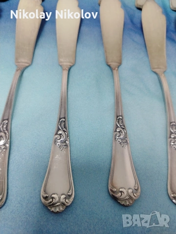 Посребрени прибори , снимка 4 - Антикварни и старинни предмети - 53143992