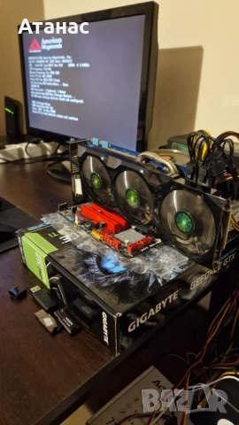 2бр. видеокарти ZOTAC GTX 560 Ti AMP! 1GB + Gigabyte GTX 570 OC 1280MB 320bit , снимка 8 - Видеокарти - 51691061