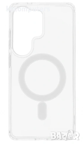Калъф силикон Clear MagSafe за Samsung S26 Прозрачен + Протектор Баркод : 3133634
