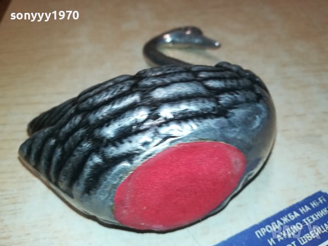 ЛЕБЕД-15Х13Х6СМ-ВНОС ФРАНЦИЯ 0810231114, снимка 16 - Антикварни и старинни предмети - 42479344