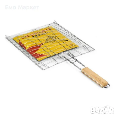 Скара за барбекю за риба Muhler, 27x26.5x50.5cm, снимка 3 - Барбекюта - 50286671