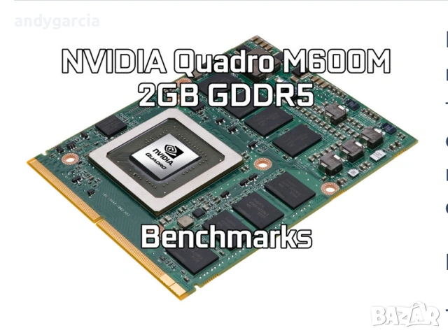 NVIDIA Quadro M600M (2GB GDDR5) Lenovo ThinkPad P70 P71 video card видео на слот