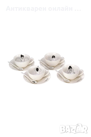 Комплект чаши и чинии от колекция Pols Potten. , снимка 5 - Чаши - 52845337