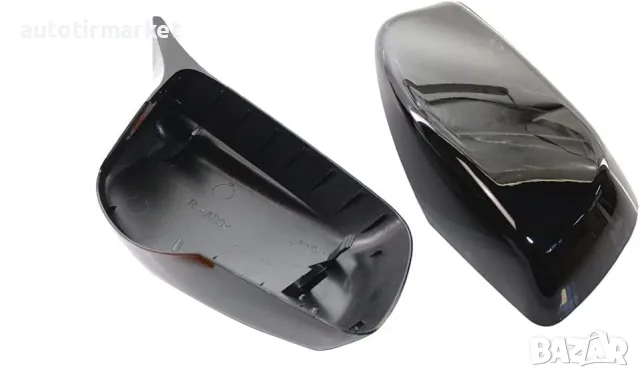 Капаци за огледала черен лак – BMW E60/E61 2003 – KOE60, снимка 2 - Аксесоари и консумативи - 56053643