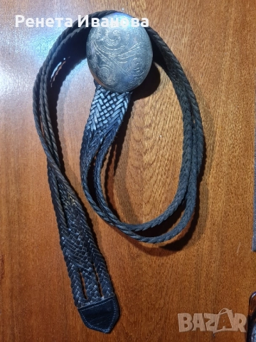 Стар винтидж дамски колан от естествена кожа , снимка 4 - Антикварни и старинни предмети - 52468620