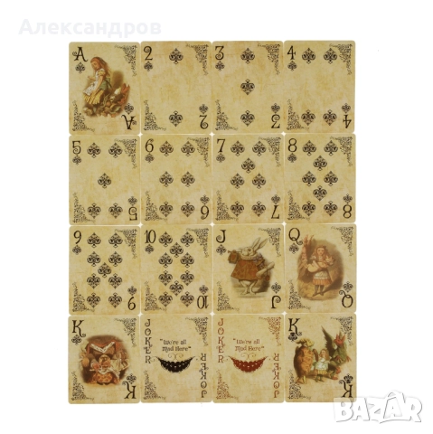 Карти ретро мацки и Алиса в страната на чудесата , снимка 9 - Други ценни предмети - 52297208