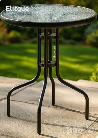 Минимализъм и стабилност в едно – стилна масичка за кафе на открито, снимка 3 - Декорация за дома - 52968978