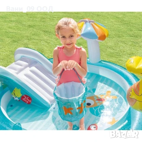Детски басейн Intex с пързалка и пръскалка, снимка 4 - Басейни и аксесоари - 50654728