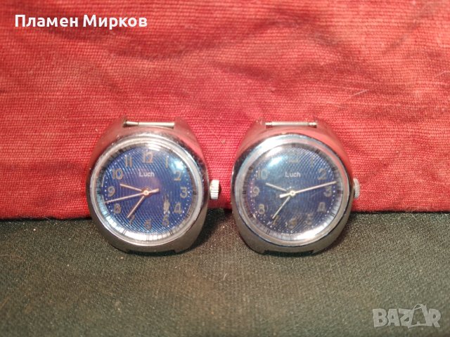 Два руски ръчни часовника LUCH, снимка 1 - Дамски - 44450884