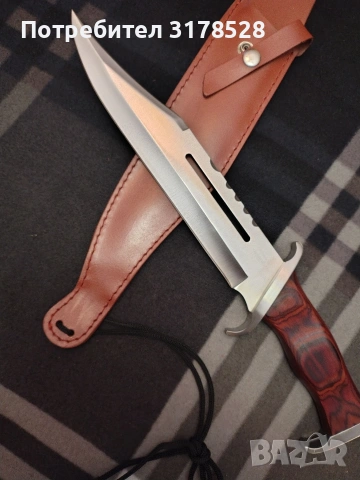 Нож Рамбо , снимка 3 - Ножове - 53097045