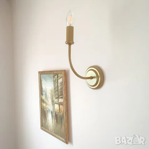 Класическа лампа/винтидж, шаби шик, рустик, прованс тип свещ с 5 рамена, с/без /текстилни абажури, снимка 12 - Полилеи - 47675960