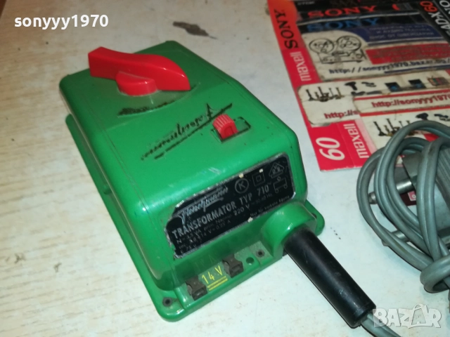 FLEISCHMANN TRAFO TYP 710-ВНОС SWISS 1309251841, снимка 6 - Друга електроника - 51703420