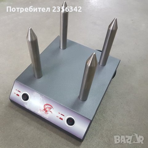 Уред за хот дог с 2 шиша, снимка 2 - Друго търговско оборудване - 40313049