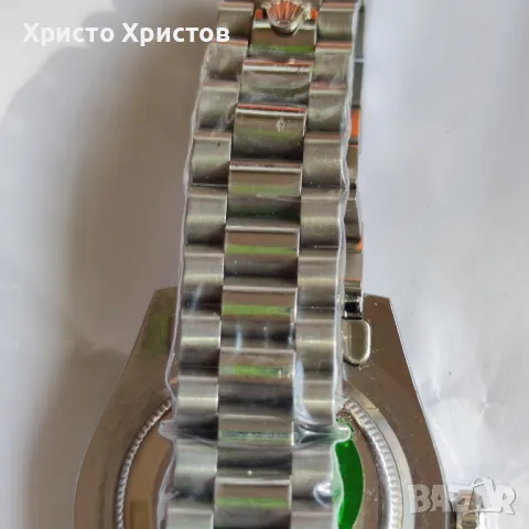 Новогодишна промоция!Мъжки механичен луксозен часовник Rolex DAY-DATE Oyster Perpetual , снимка 4 - Мъжки - 47445706