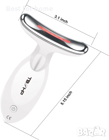 TBPHP Електрически стягащ масажор за лице и шия, снимка 7 - Масажори - 51455509