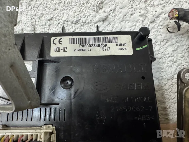 Renault ECU IAW 5NR2.C5 8200181482 + UCH + ключ , снимка 3 - Части - 56239016