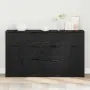 vidaXL Служебен шкаф 3 бр. Черния дъб 121 x 30 x 70 см, снимка 2