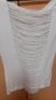 Дамска бяла тениска с гол гръб с ресни, снимка 1 - Тениски - 27068469