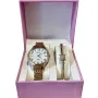 Луксозен дамски часовник с елегантна гривна – стил и изящество в една кутия, снимка 5