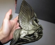 Пегас изработен от естествен златен обсидиан. Тегло 1250гр., снимка 5