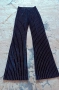 Моден бляскав панталон с широк крачол, снимка 5