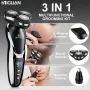 Мъжка електрическа самобръсначка 3 в 1 MIGUAN + LED дисплей / Ново, снимка 7