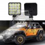 ПРОМОЦИЯ 10 Броя 48W Диодни Фарове За Джип, Фарове Трактор, снимка 4