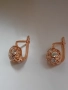 Руски златни обеци малинки, снимка 2