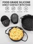 Нови 2 броя Силиконови подложки за въздушен фритюрник Многократна употреба 1-4.5л Air Fryer , снимка 6