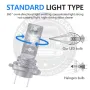 CARLUX LED Диодни Крушки H7 180W 12V 300% светлина без вентилатор, снимка 5
