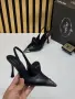 Prada Елегантни Дамски Обувки На Ток И С Метално Връхче И Каишка На Петата Код SEM-536, снимка 6