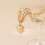 Масивен синджир със сърце, снимка 5