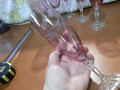 Ретро кристални чаши , снимка 3