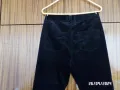  Нови черни джинси от фин рипсен плат, снимка 5