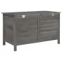 vidaXL Градинска ракла антрацит 99x49,5x58,5 см чам масив, снимка 6