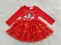 Коледна рокля 6-9 месеца - НОВА, снимка 3