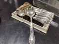 Руски посребрени лъжички за кафе , снимка 1