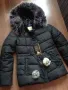  Дамско НОВО зимно яке с качулка от еко пух - XS/S, снимка 2