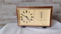 Руски настолен часовник - Маяк с термометър и хигрометър - Made in USSR - 1970г., снимка 8