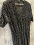 Разкошен нов дълъг елегантен гащиризон точки еластичен плисе рипс , снимка 8