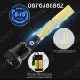 ПРОМО! Мощен Лед фенер 900000W POLICE 24см,USB, Акумулаторен, Зуум, Водоустойчив, снимка 8