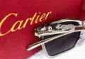 Cartier 2021 дамски слънчеви очила тип котка, снимка 10