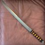 самурайски меч SEKIZO с кожен калъф,катана-465х700 мм, снимка 1